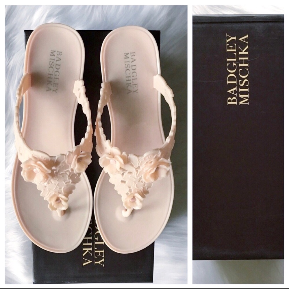 Badgley Mischka Bali Flip Flop Pink - Picture 6 of 6